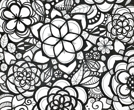 大人の塗り絵や、観賞用としての絵を描きます 大人の塗り絵や、観賞用として使えます イメージ1