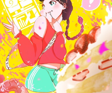かわいいイラスト描きます 個性を残しつつテーマに沿った雰囲気を演出します イメージ2