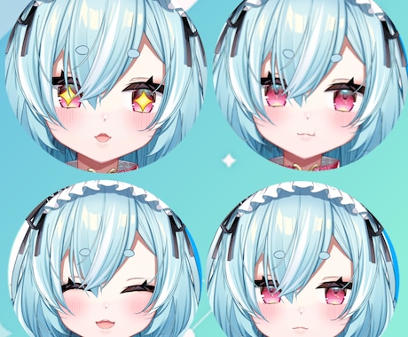 かわいく動く♡Live2Dモデリングします あなたのキャラクターをかわいく！ふわぽよに動かします！ イメージ2