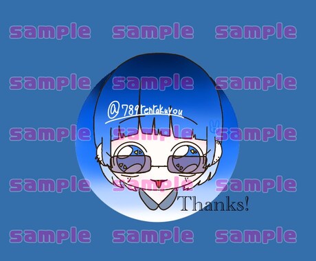 SNSアイコンなど配信サムネなど描きます 自分だけの可愛いアイコンをgetしましょ〜❕ イメージ2