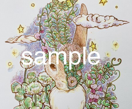 アナログイラスト描きます 主に色鉛筆で暖かみのあるイラストを描きます。 イメージ1