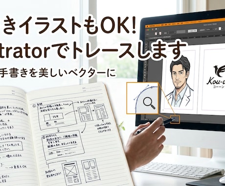 Illustratorでトレースしますます イメージ1