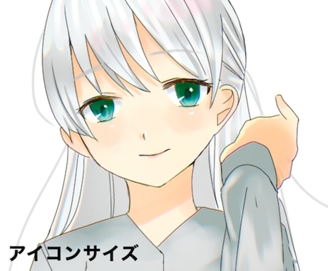 かわいいアイコン、ヘッダー、サムネイル描きます 可愛い女の子のイラストが得意です♪ イメージ1