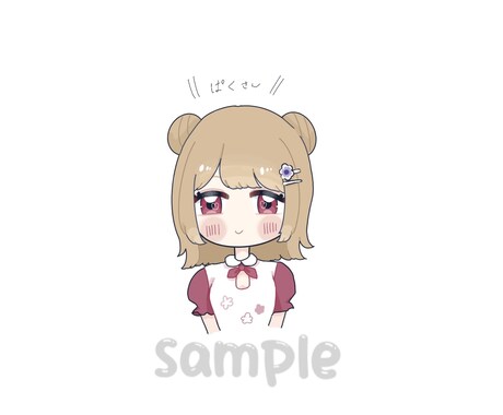 イラスト｜アイコン （デフォルメ）描きます まるっとしたゆるふわで可愛らしい絵柄 イメージ2