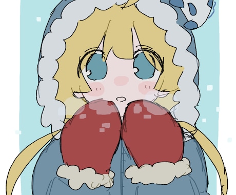 デフォルメチックな可愛い女の子のイラストを描きます イメージ1