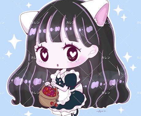 かわいいアイコン作成します 目を惹くかわいいイラストが得意です♡