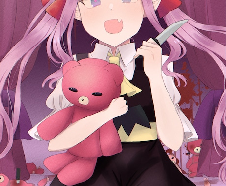 ご希望のイラストを描きます 1枚絵から動画のサムネや立ち絵など幅広く受け付けてます イメージ2