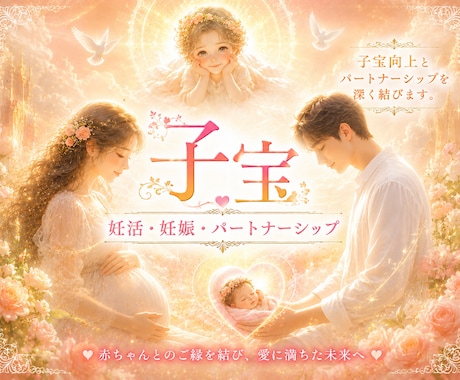 子宝向上とパートナーシップを深く結びます 子宝・妊活・妊娠・不妊・夜の営み・パートナーシップ イメージ1
