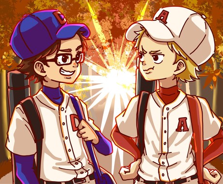 イラスト作成やアイコン作成しますます 私の絵柄好きな人集まれー！いろんなイラスト描きます！ イメージ1