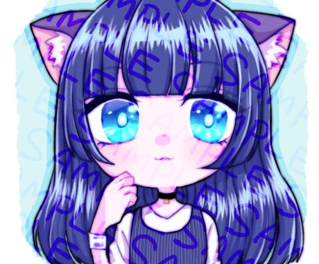 SNSアイコン用のイラスト作成 イメージ1