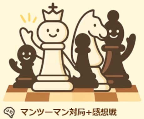 チェス：アドバイス付きレッスン、上達サポートします Lichess2000のチェス好きが練習にお付き合いします！ イメージ1