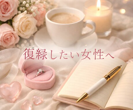 復縁できるようにサポート致します 後悔しない選択を一緒に考える女性向け恋愛相談です。 イメージ1
