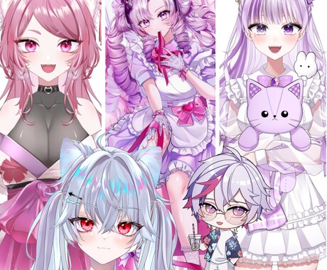 企業実績あり！高クオリティイラスト描きます 男性から女性、ショタからお姉さんまで幅広く描けます！ イメージ1
