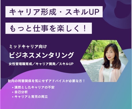 仕事の課題を話し合いながら一緒に解決いたします ミッドキャリアや管理職向け／仕事の課題解決／キャリア開発 イメージ1