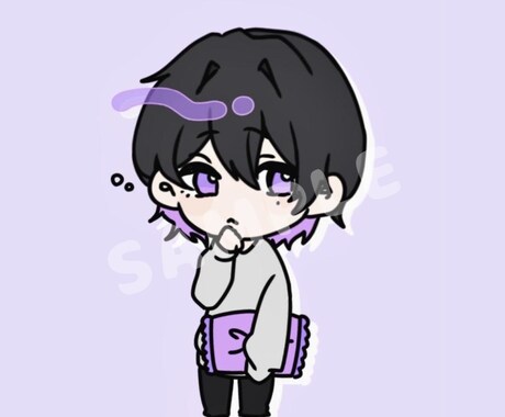 最安値でミニキャラ描きます イメージ1