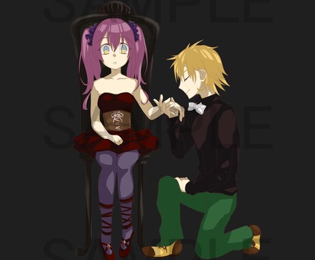 魅力的なキャラクターのイラストを作成します ご依頼～納品まで7日以内で対応可能！！ イメージ2