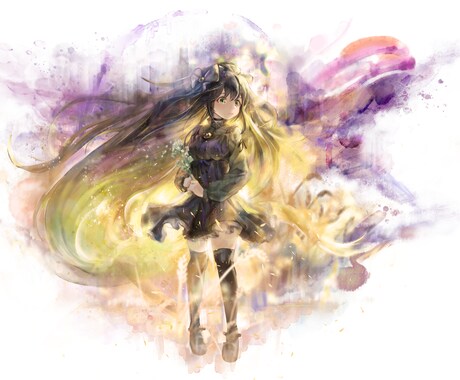 一枚絵★心を動かす、美麗イラスト描きます スチル、動画、アイコン、ゲーム、配信等、幅広く制作できます イメージ2