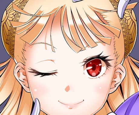 SNS等のアイコンイラスト（基本顔アップ）描きます イメージ1