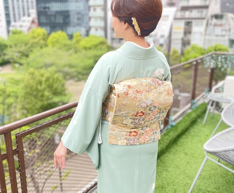 フリーランス美容師が出張着付けをいたします 苦しくない着付が得意でヘアのご相談も承ります イメージ1