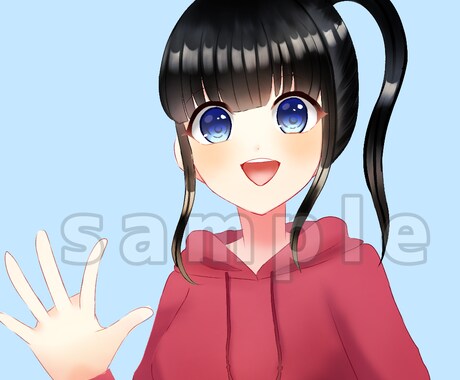 アイコン欲しい人向けにオリジナルイラスト描きます SNSやなどで使える可愛い女の子のイラストを描きます イメージ2