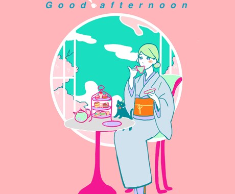 イラスト制作承ります かわいくてシンプルな動物や人物を描きます！ イメージ2