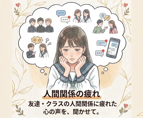 学生さんのお悩み受け止めます 学生さんのモヤモヤに元フリースクール職員が優しく寄り添います イメージ2