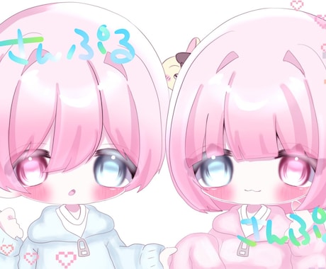 SNSなどのアイコン等におすすめします デフォルメイラストのご依頼になります。 イメージ2