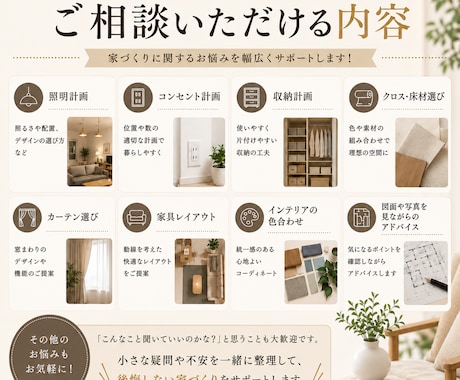 住まいづくりの不安をプロに相談できます 住まいづくりのお悩み相談｜30日間いつでも気軽に相談できます イメージ2