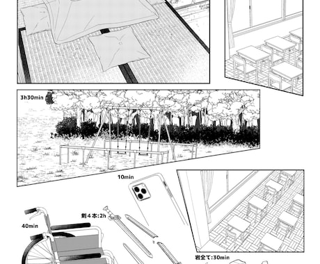現役漫画アシスタントが漫画制作のお手伝いをします 7月31日迄！5000円以上ご依頼の方は500円引きです！ イメージ2