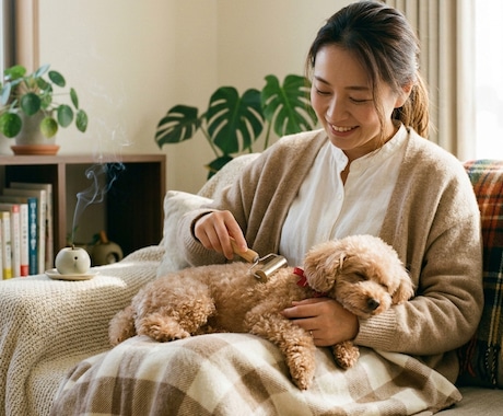 家族であるペットの健康管理にお灸します 大切な家族の健康にペットボトル温灸を自宅でしてみませんか？ イメージ1