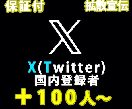 X（Twitter)を宣伝して国内登録者増やします ネット上で拡散宣伝して登録者を増やしましょう イメージ1
