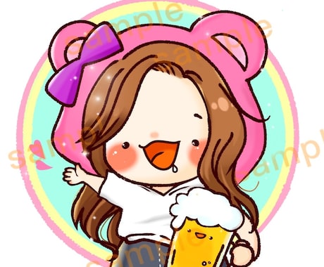 ゆるっとかわいいイラスト描きます ゆるキャラ、デフォルメ他。あなたの好きを形にします。 イメージ2