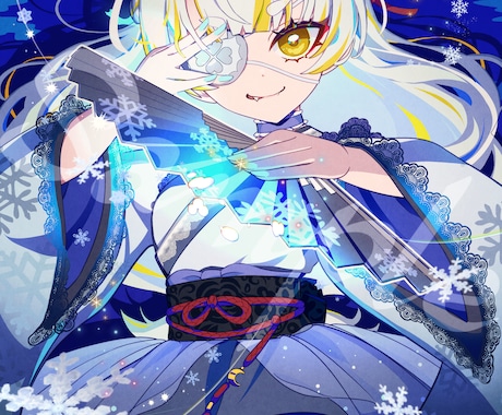 商用利用無料★かわいいアニメ系絵でイラスト承ります サムネイル・グッズ等の一枚絵やキービジュアルなどに イメージ2