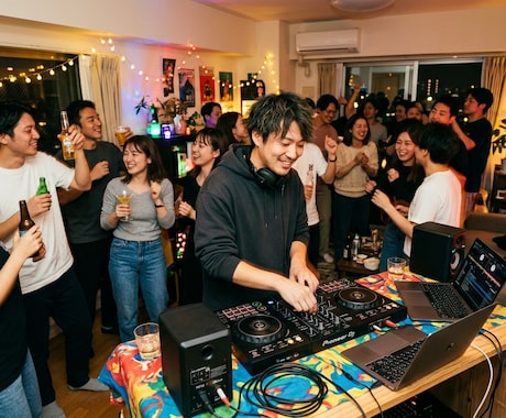 パーティー・店舗など、現地環境でプレイします 音楽を取り入れることで特別な空間を演出 イメージ1