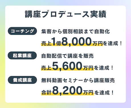 講座設計と販売導線のコンサルを行います ゼロから作る・改善する講座構築コンサル イメージ2