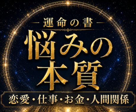 運命の書｜繰り返す悩みの根本原因と解決策を読みます 恋愛・仕事・お金・人間関係｜より良い未来への道筋 イメージ1