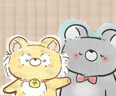 ゆるいミニキャライラスト描きます オリジナル・二次創作なんでも承ります！ イメージ2