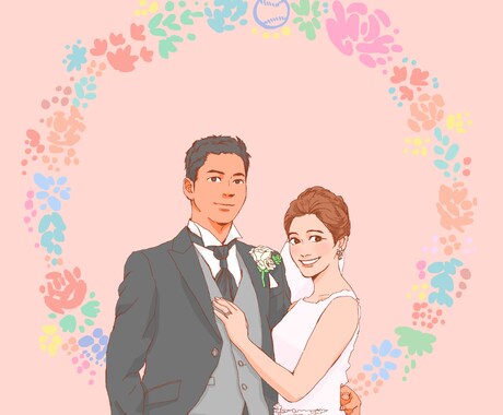 似顔絵などのイラストを承ります イメージ1