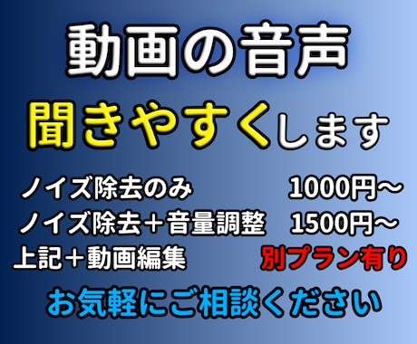 動画の音声を聞きやすくします 動画や音声のノイズを除去し、聞きやすい音声に整えます。 イメージ1