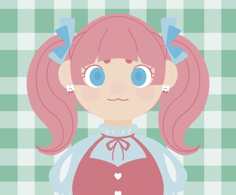 スピード納品！ポップでかわいいイラスト描きます あなたの似顔絵をポップに可愛く描きます イメージ2