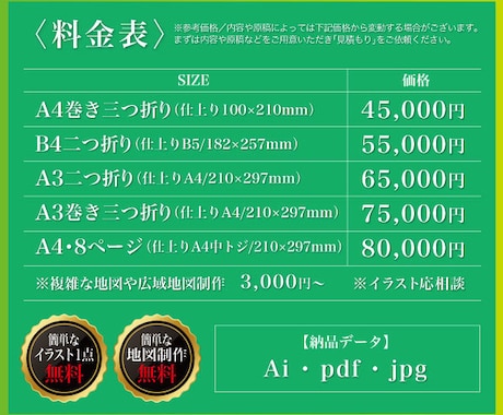 お洒落で情報が伝わるパンフレット作ります デザイン業30年以上のプロがデザインを手掛けます。 イメージ2