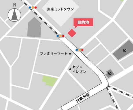 先着5名様！修正無制限でシンプル地図作成します AIデータ含む複数形式の納品OK！印刷用・WEB用を選べます イメージ2