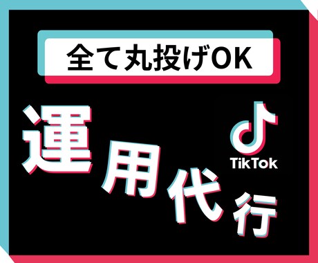 動画2本500円！Tiktok運用代行します ※最低価格の設定が3000円ですが提案時は500円となります イメージ1