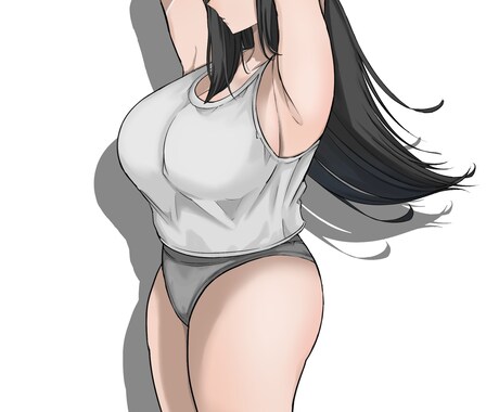 立ち絵を制作します 色気と存在感のある女性を丁寧に描きます イメージ2