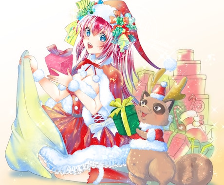 背景付きキャラクターイラスト描きます 建物や抽象的な背景、小物などなんでもお答えします イメージ2