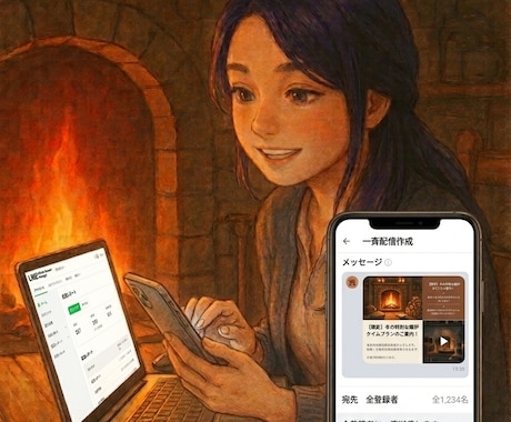 店舗向けLINE公式アカウントを構築しますます 予約ページも電話もクーポンも、LINE一つにまとめます イメージ1