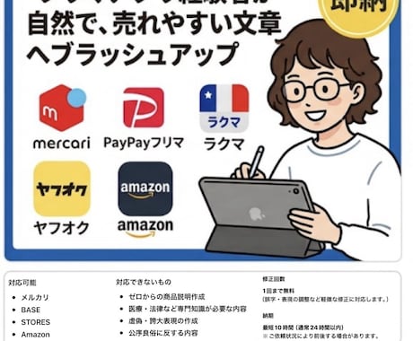 AI生成の商品説明を読みやすい文章に修正します イメージ1