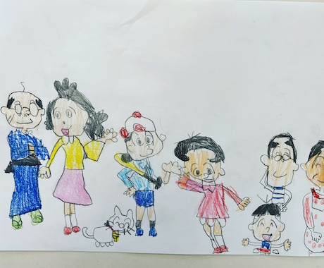 子どもが描いたイラストで心癒します 入選多数7歳の子どもの作品をお届けします イメージ2