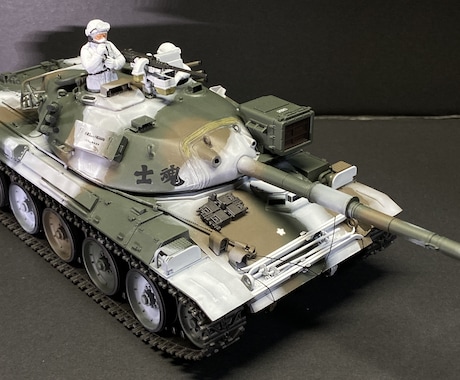 AFVモデルの製作代行を行います 迷彩塗装やバラバラの履帯組み上げなどもお任せください。 イメージ2