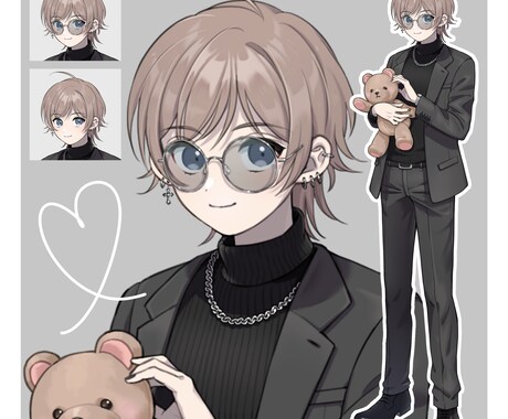TRPG・ゲーム・動画の立ち絵描きます あなたにぴったりなキャラクターを実現します イメージ2